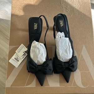 Bow Zara Kitten Heels